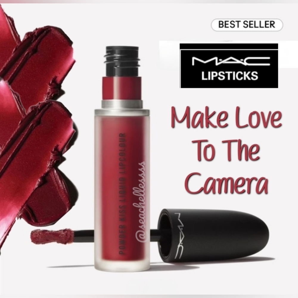 Mac Cosmetics Powder Kiss Liquid Lipstick Make Love To The Camera BNIB